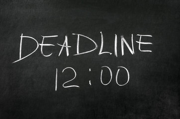 Obraz premium Deadline