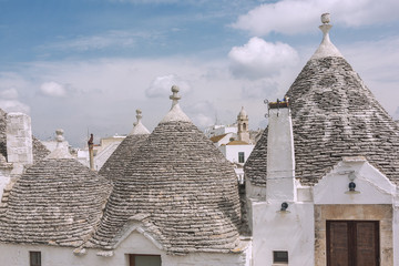 Apulien, Valle d'Itria, Alberobello, Trulli Rione Monti, Gasse,