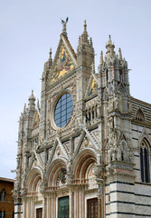 Fototapeta na wymiar Siena Cathedral Roman Catholic Marian church