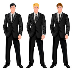 Business man set