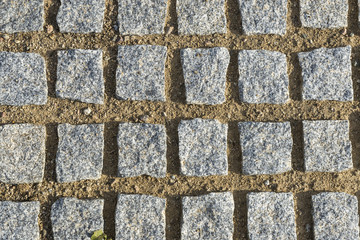 square paving stones