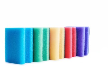 Colored sponges