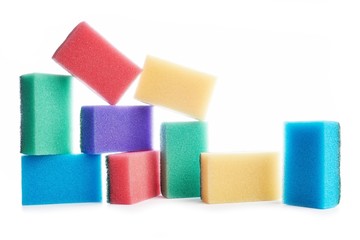 Colored sponges