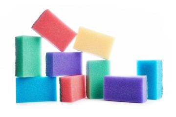 Colored sponges