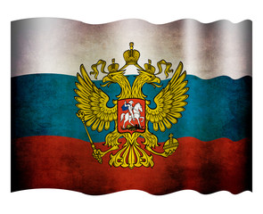 Waving flag of Russia