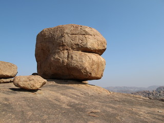 Unique granite boulder