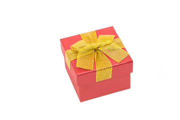 Gift box isolated on white