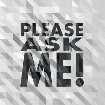 Please Ask Me Images – Browse 9 Stock Photos, Vectors, and Video