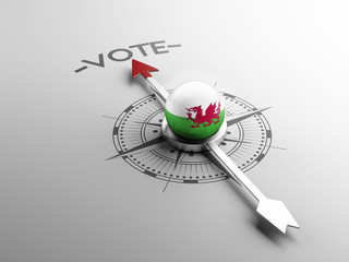 Wales Vote Concept