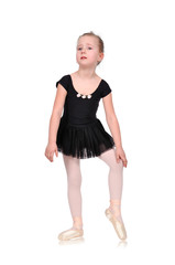 Fototapeta premium tired little ballerina