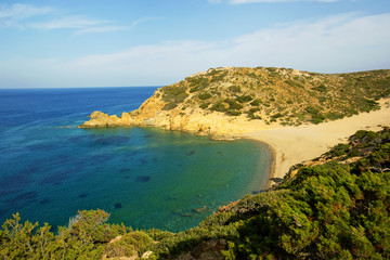 Sunny bay, Crete, Greece