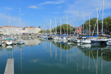 Fototapeta na wymiar Port de plaisance de La Rochelle