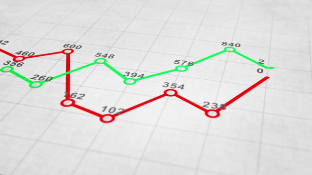 graph chart seamless loop animation
