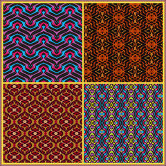 seamless patterns with oriental spirit cs5