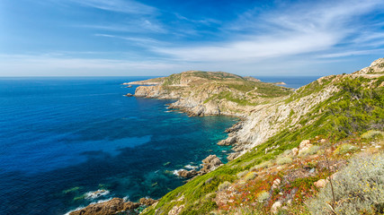 Fototapeta na wymiar Revellata pobliżu Calvi na Korsyce