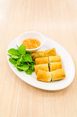 Fried spring rolls