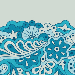 Decorative seamless border