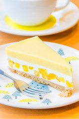 Mango cheesecake