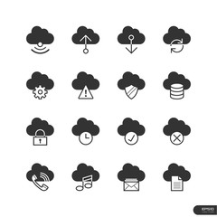 Cloud Icons set
