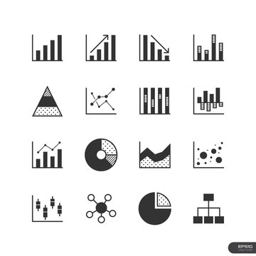 Chart and Graph Icons set