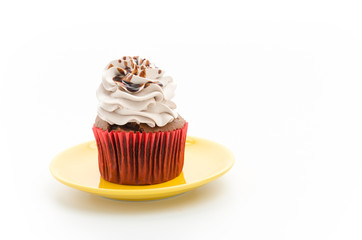 Cupcakes isolated on white background