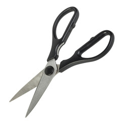 Pair of scissors isolated on white