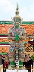 Demon Guardian Wat Phra Kaew Grand Palace Bangkok