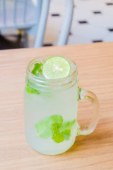 Mint lime soda