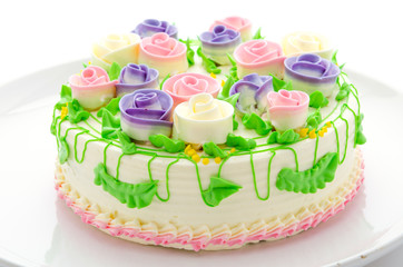 Flower cakes