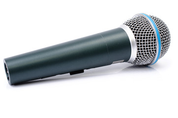 microphone on a white background