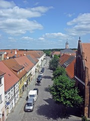 Obraz premium Blick über die Altstadt von Templin