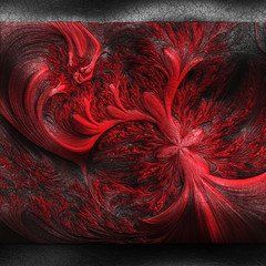 Luxury background with embossed pattern on leather