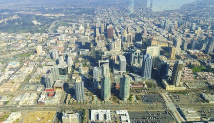 Aerial view of Downtown San Diego