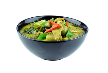 Green pork Curry , Thai cuisine