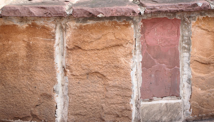 Surface of sandstone.