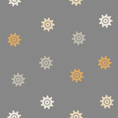 seamless background: cogwheel