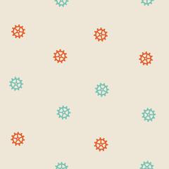 seamless background: cogwheel