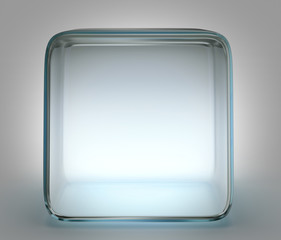 glass cube