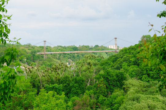 Fussg&auml;ngerbr&uuml;cke in Zhytomir Ukraine