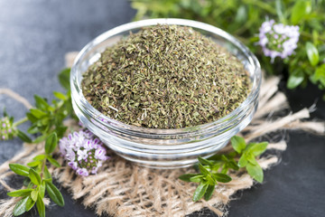 Portion of Winter Savory
