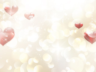 Fototapeta premium Valentine's day or Wedding background. EPS 10