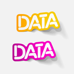 realistic design element: DATA
