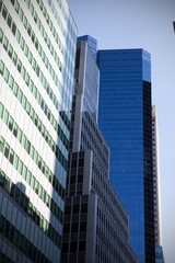 Fototapeta premium Low angle view of skyscrapers