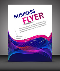 Business flyer template or corporate banner