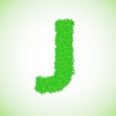 grass letter I