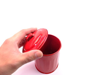 蓋を開ける