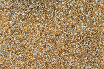 pebble wall bakground texture ,close up.