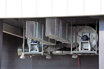 Industrial steel air conditioning and ventilation systems