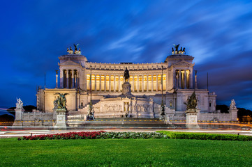 Obraz premium Monument of Victor Emmanuel in Rome Italy