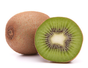 Sliced kiwi fruit half